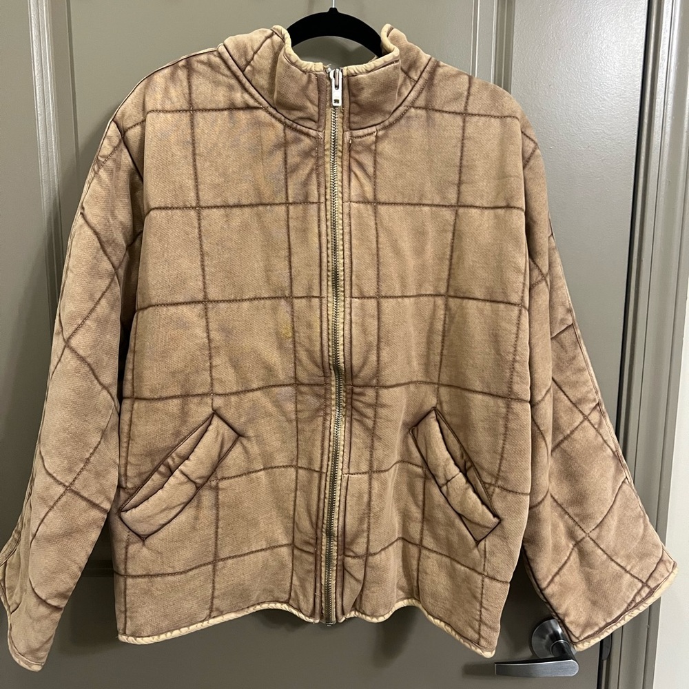 Free People - Dolman Quilted Knit Jacket